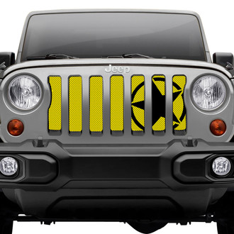 Dirty Acres® - 1-Pc Oscar Mike Style Yellow Perforated Main Grille
