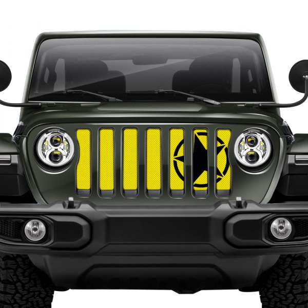 Dirty Acres® - 1-Pc Oscar Mike Style Yellow Perforated Main Grille