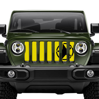 Dirty Acres® - 1-Pc Oscar Mike Style Yellow Perforated Main Grille