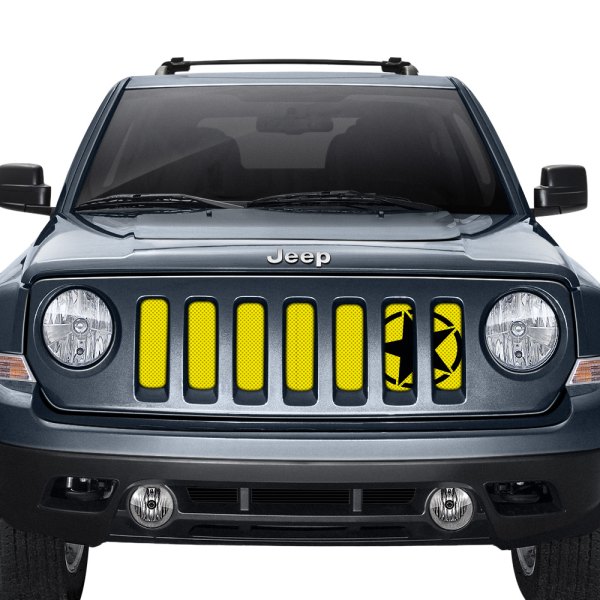 Dirty Acres® - 1-Pc Oscar Mike Style Yellow Perforated Main Grille
