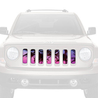 Dirty Acres® - 1-Pc Beach Palm Tree Style Perforated Main Grille