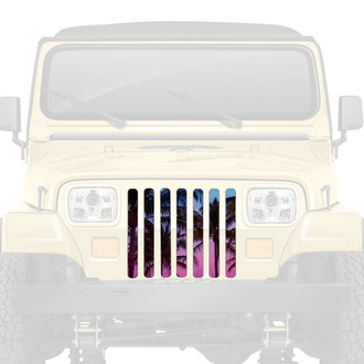 Dirty Acres® - 1-Pc Beach Palm Tree Style Perforated Main Grille