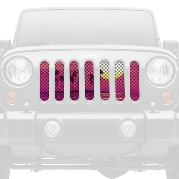Dirty Acres® - 1-Pc Pink Beach Style Perforated Main Grille
