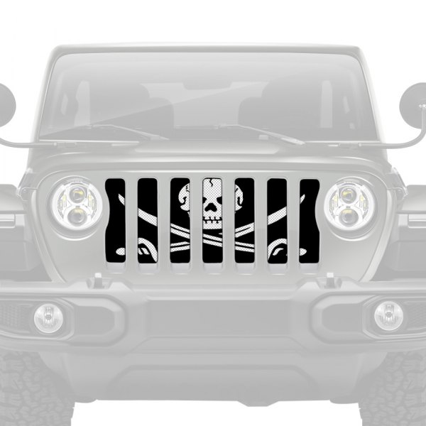 Dirty Acres® - 1-Pc Platinum Ahoy Matey Style Perforated Main Grille