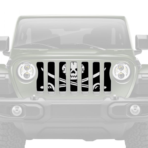 Dirty Acres® - 1-Pc Platinum Ahoy Matey Style Perforated Main Grille