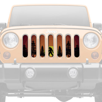 Dirty Acres® - 1-Pc Platinum Bigfoot Sunset Style Perforated Main Grille