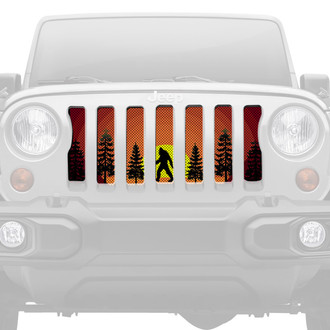 Dirty Acres® - 1-Pc Platinum Bigfoot Sunset Style Perforated Main Grille