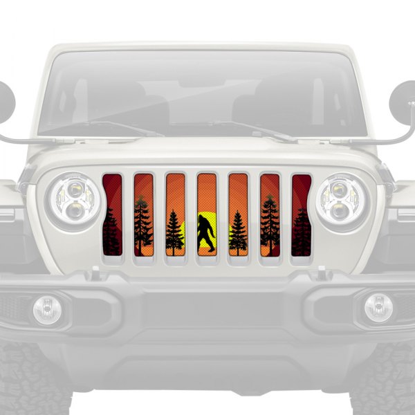 Dirty Acres® - 1-Pc Platinum Bigfoot Sunset Style Perforated Main Grille