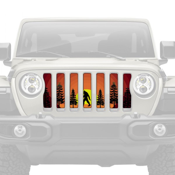 Dirty Acres® - 1-Pc Platinum Bigfoot Sunset Style Perforated Main Grille