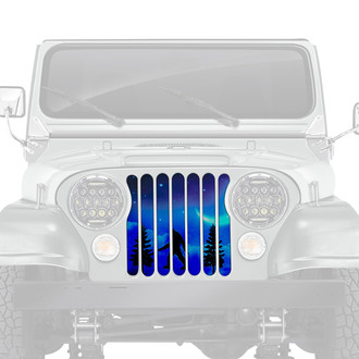 Dirty Acres® - 1-Pc Platinum Bigfoot Dreamland Moon Style Perforated Main Grille