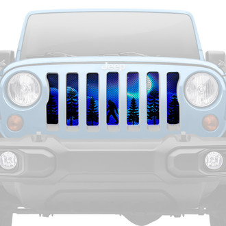 Dirty Acres® - 1-Pc Platinum Bigfoot Dreamland Moon Style Perforated Main Grille