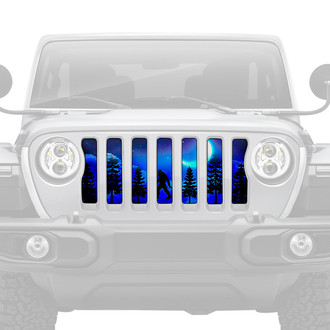 Dirty Acres® - 1-Pc Platinum Bigfoot Dreamland Moon Style Perforated Main Grille
