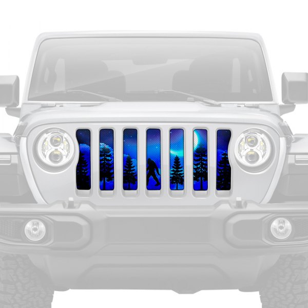 Dirty Acres® - 1-Pc Platinum Bigfoot Dreamland Moon Style Perforated Main Grille