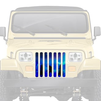 Dirty Acres® - 1-Pc Platinum Bigfoot Dreamland Moon Style Perforated Main Grille