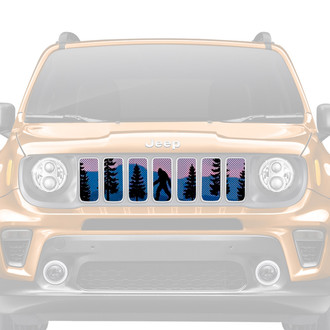 Dirty Acres® - 1-Pc Platinum Bigfoot Purple Mountain Style Perforated Main Grille