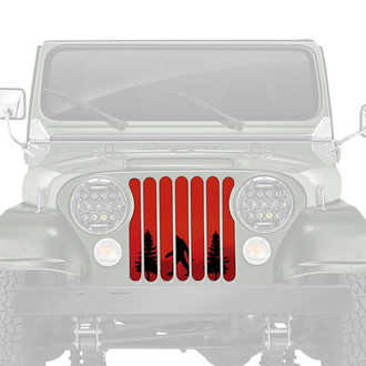 Dirty Acres® - 1-Pc Platinum Bigfoot Style Perforated Main Grille