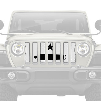 Dirty Acres® - 1-Pc Platinum Come and Take It Style Perforated Main Grille