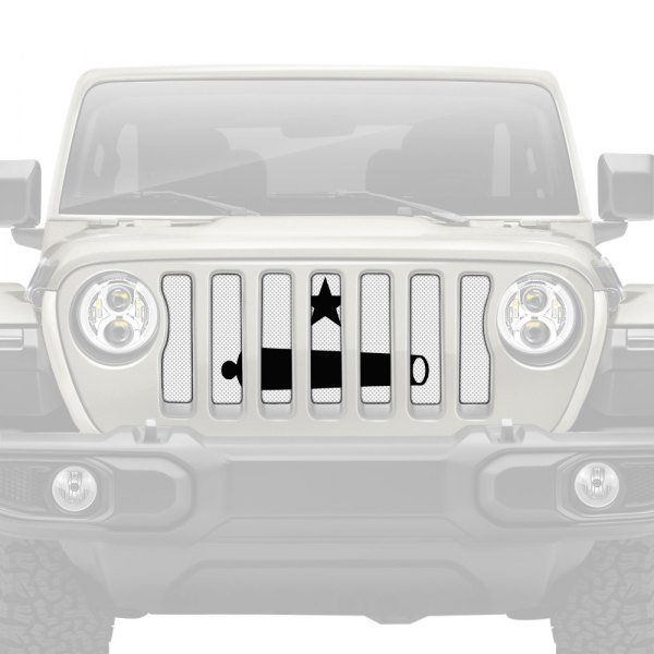 Dirty Acres® - 1-Pc Platinum Come and Take It Style Perforated Main Grille