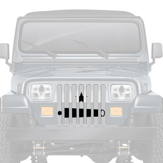 Dirty Acres® - 1-Pc Platinum Come and Take It Style Perforated Main Grille