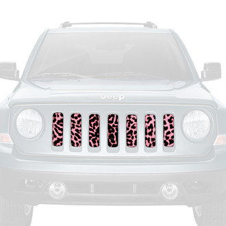 Dirty Acres® - 1-Pc Cheetah Style Pink Perforated Main Grille