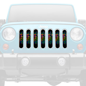 Dirty Acres® - 1-Pc Pretty Pineapples Style Multicolor Perforated Main Grille