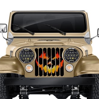 Dirty Acres® - 1-Pc Pumpkin Face Style Perforated Main Grille