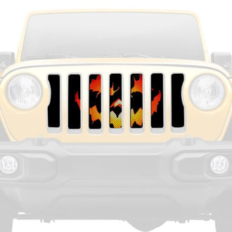 Dirty Acres® - 1-Pc Pumpkin Face Style Perforated Main Grille