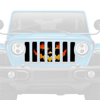 Dirty Acres® - 1-Pc Pumpkin Face Style Perforated Main Grille