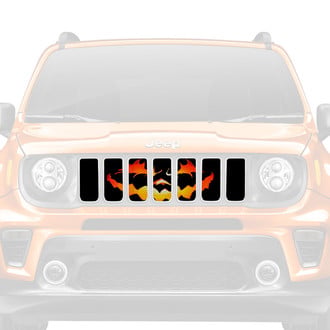Dirty Acres® - 1-Pc Pumpkin Face Style Perforated Main Grille