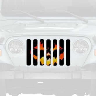 Dirty Acres® - 1-Pc Pumpkin Face Style Perforated Main Grille