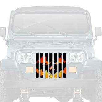 Dirty Acres® - 1-Pc Pumpkin Face Style Perforated Main Grille