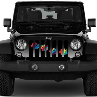 Dirty Acres® - 1-Pc Puppy Paw Style Perforated Main Grille