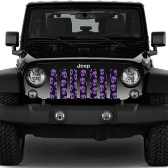 Dirty Acres® - 1-Pc Aliens Style Perforated Main Grille