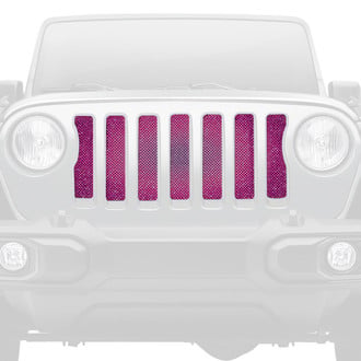 Dirty Acres® - 1-Pc Fleck Style Purple Perforated Main Grille