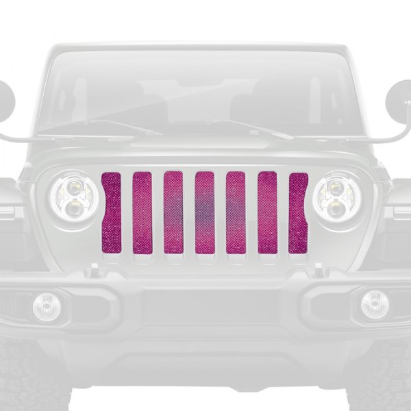 Dirty Acres® - 1-Pc Fleck Style Purple Perforated Main Grille