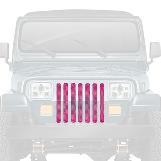 Dirty Acres® - 1-Pc Fleck Style Purple Perforated Main Grille