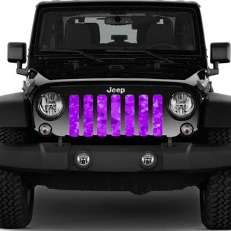 Dirty Acres® - 1-Pc Purple Hearts Style Perforated Main Grille