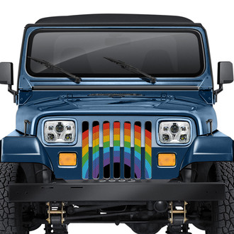 Dirty Acres® - 1-Pc Rainbow Style Perforated Main Grille