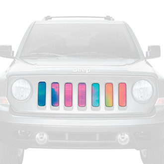 Dirty Acres® - 1-Pc Rainbow Chrome Style Perforated Main Grille