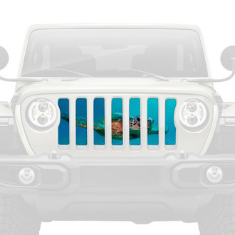 Dirty Acres® - 1-Pc Rip Tide Sea Turtle Style Perforated Main Grille