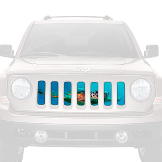 Dirty Acres® - 1-Pc Rip Tide Sea Turtle Style Perforated Main Grille