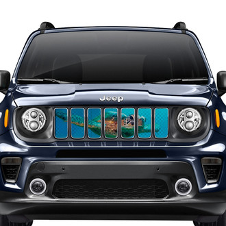 Dirty Acres® - 1-Pc Rip Tide Sea Turtle Style Perforated Main Grille