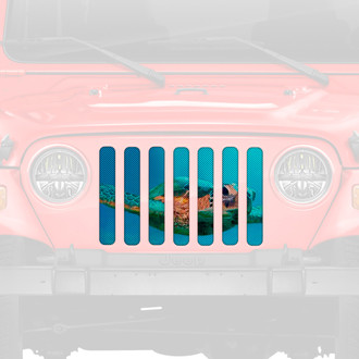 Dirty Acres® - 1-Pc Rip Tide Sea Turtle Style Perforated Main Grille