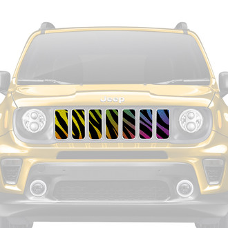 Dirty Acres® - 1-Pc Rainbow Zebra Style Perforated Main Grille
