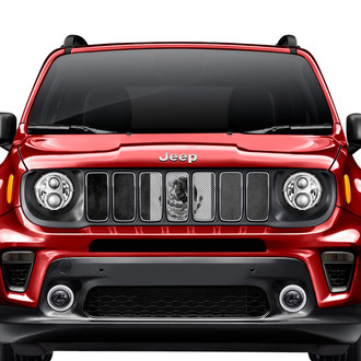 Dirty Acres® - 1-Pc Rustic Mexico Flag Tactical Style Perforated Main Grille
