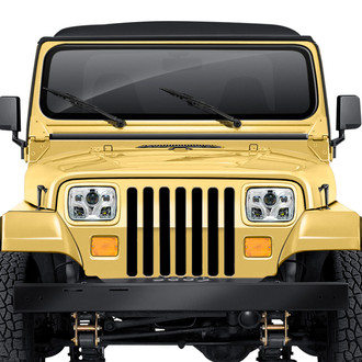 Dirty Acres® - 1-Pc Solid Color Style Perforated Main Grille