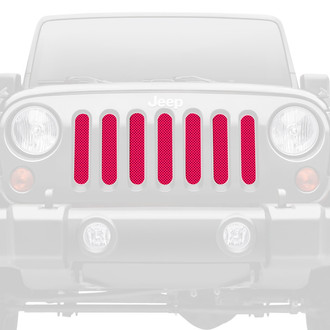 Dirty Acres® - 1-Pc Solid Color Style Bright Pink Perforated Main Grille