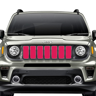 Dirty Acres® - 1-Pc Solid Color Style Bright Pink Perforated Main Grille