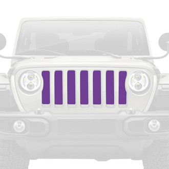 Dirty Acres® - 1-Pc Solid Color Style Purple Perforated Main Grille