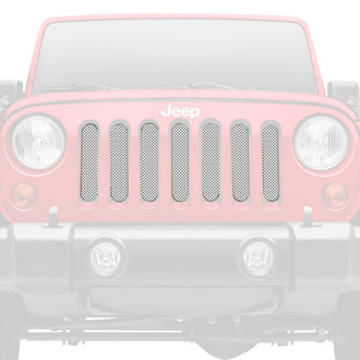 Dirty Acres® - 1-Pc Solid Color Style White Perforated Main Grille